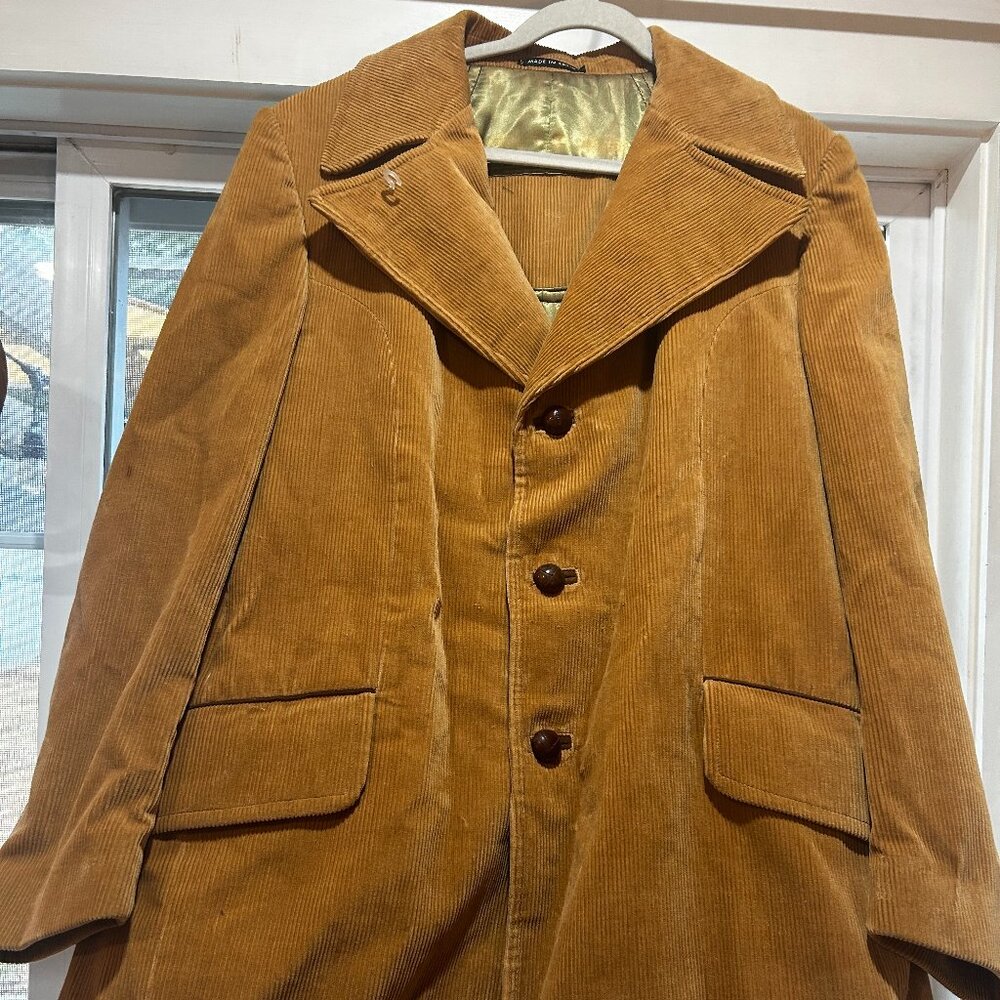 Vintage Induyco Brown Corduroy Peacoat (OBO)